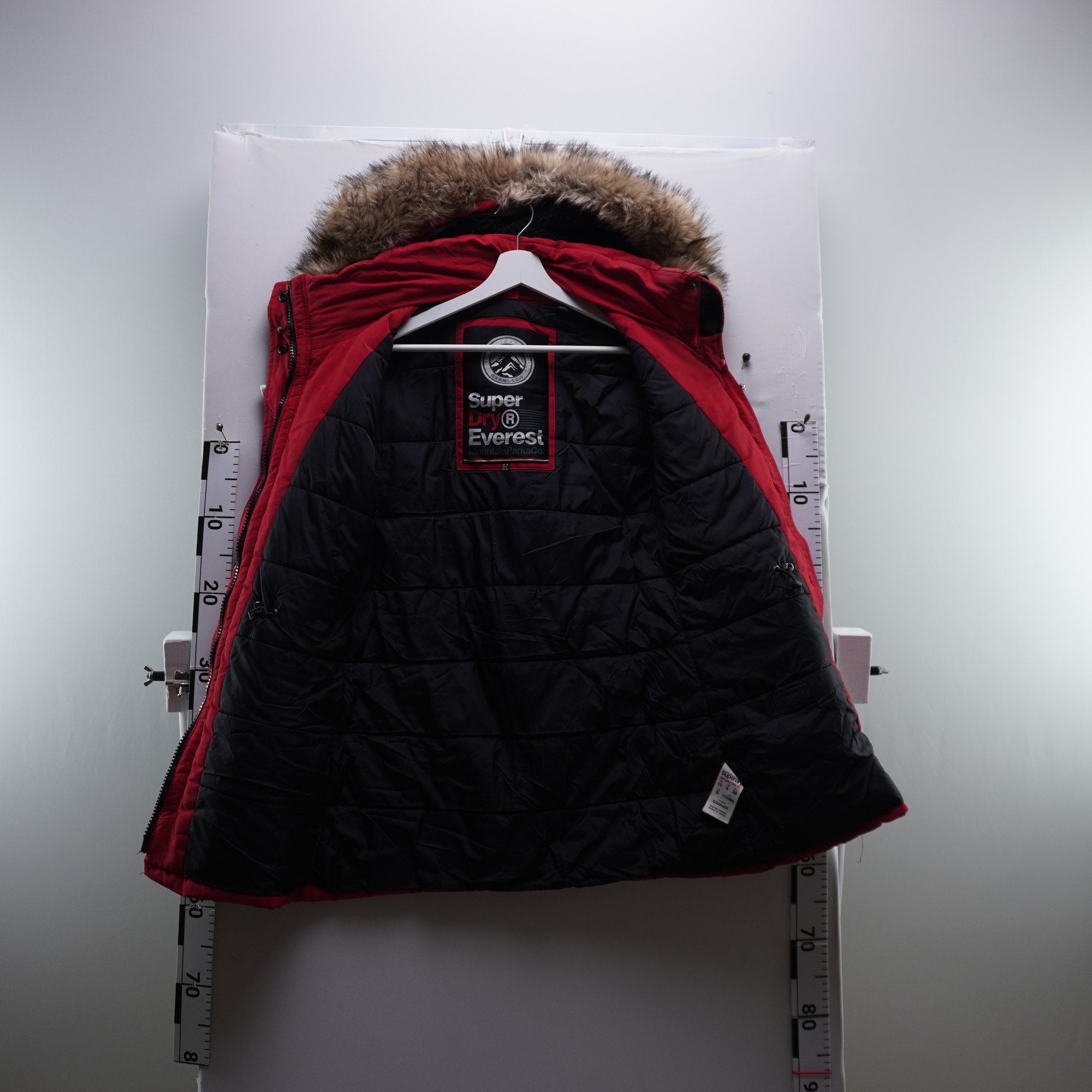 Parka Superdry para Mujer Usada - Roja, M