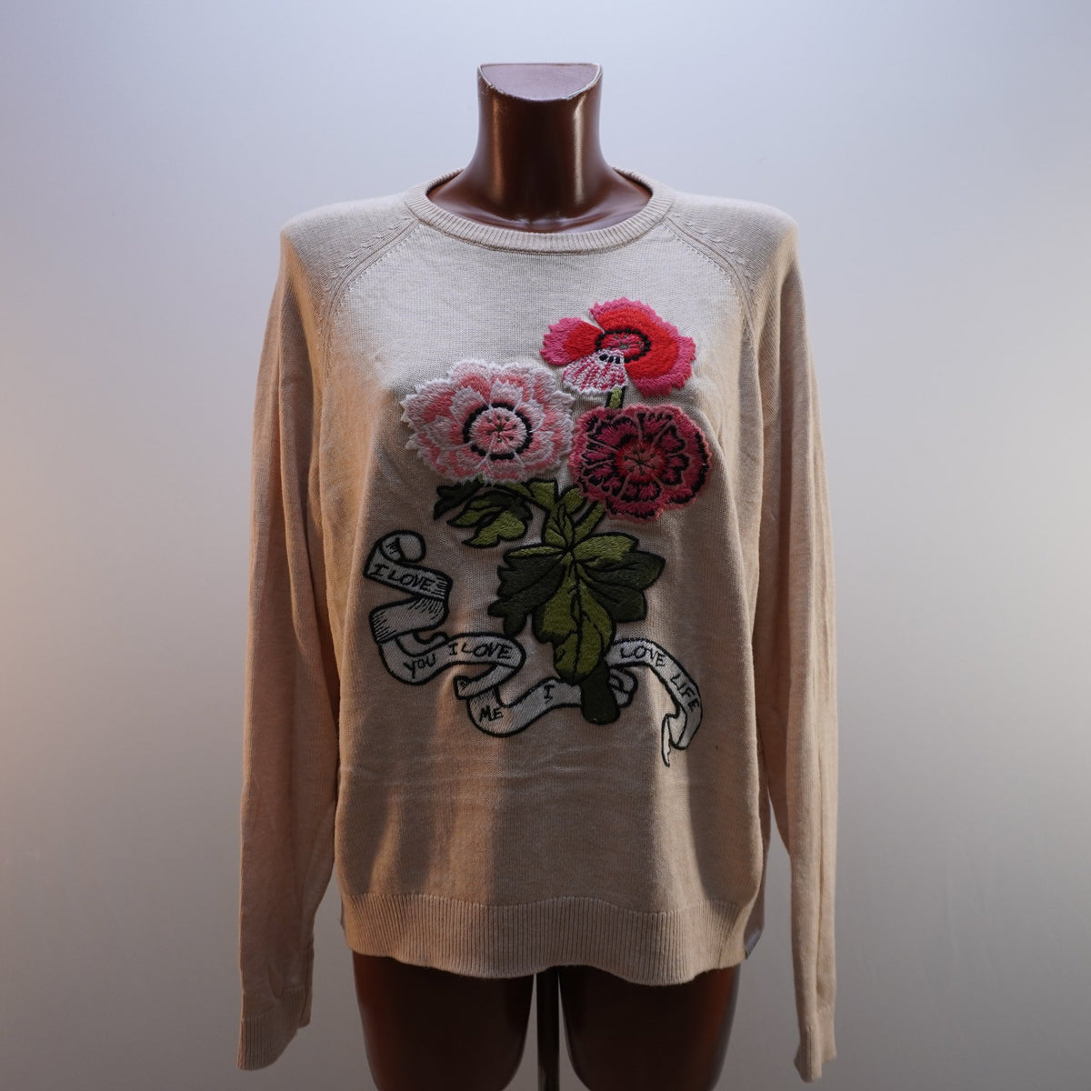 Suéter Desigual para Mujer Usado - Beige, XXL