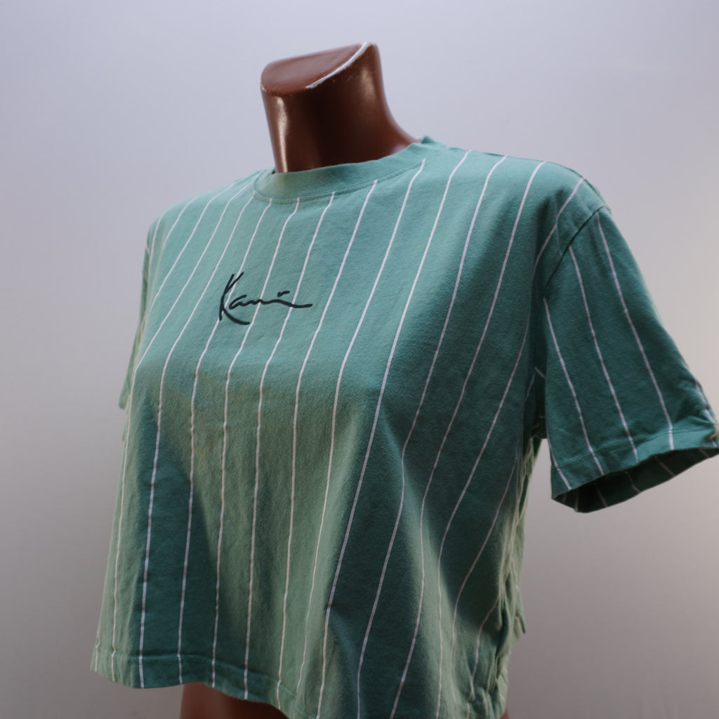 Camiseta de Manga Corta Karl Kani para Mujer Usada - Verde, M