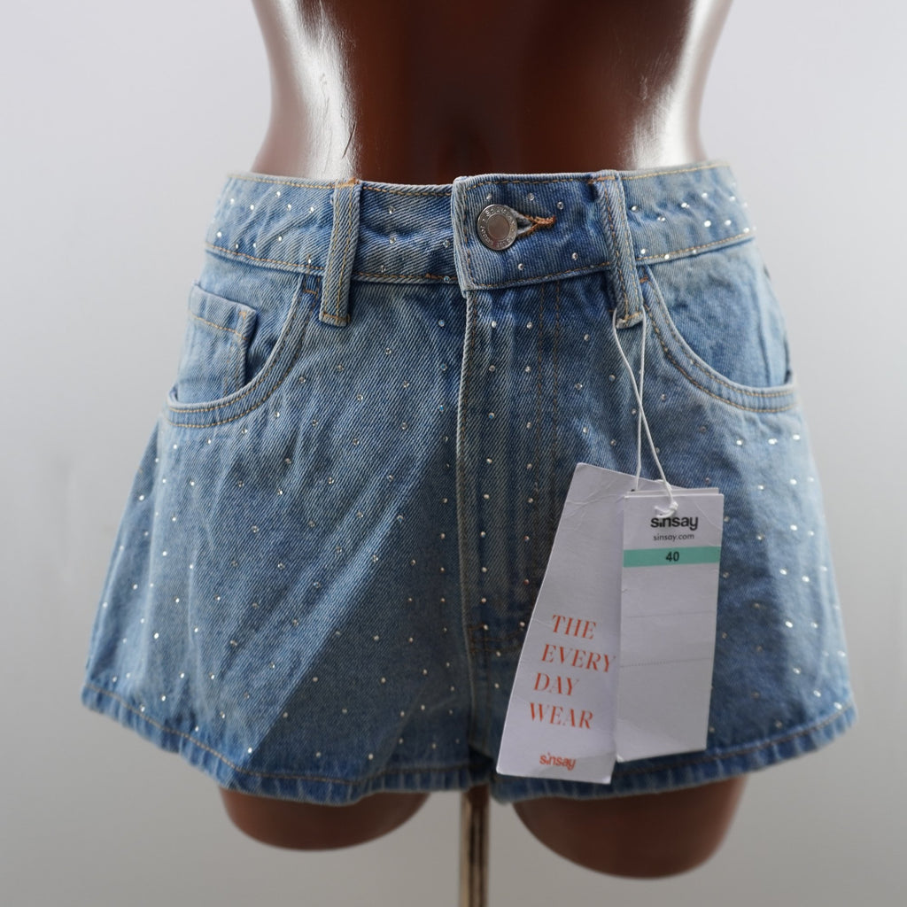 Pantalones Cortos Vaqueros Sinsey para Mujer Usados - Azul, L