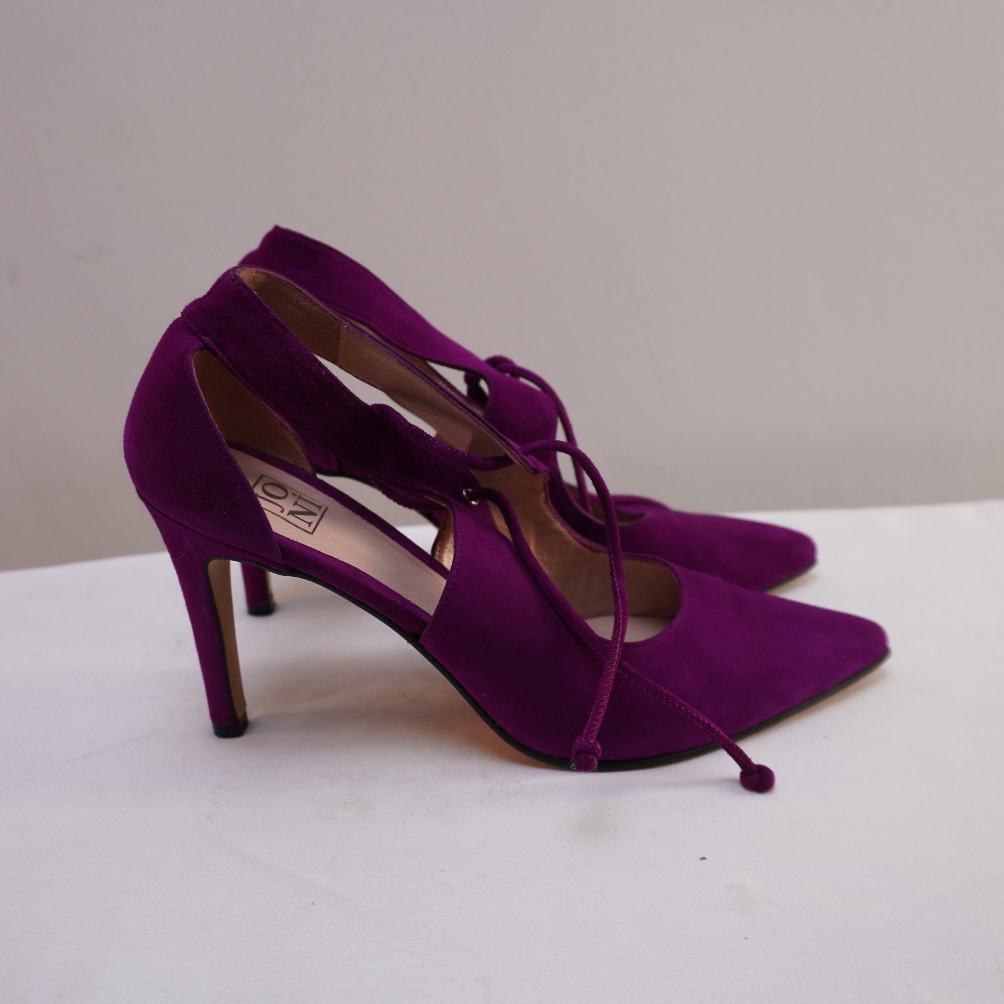 Tacones Joni para Mujer Usados - Púrpura, Talla 39