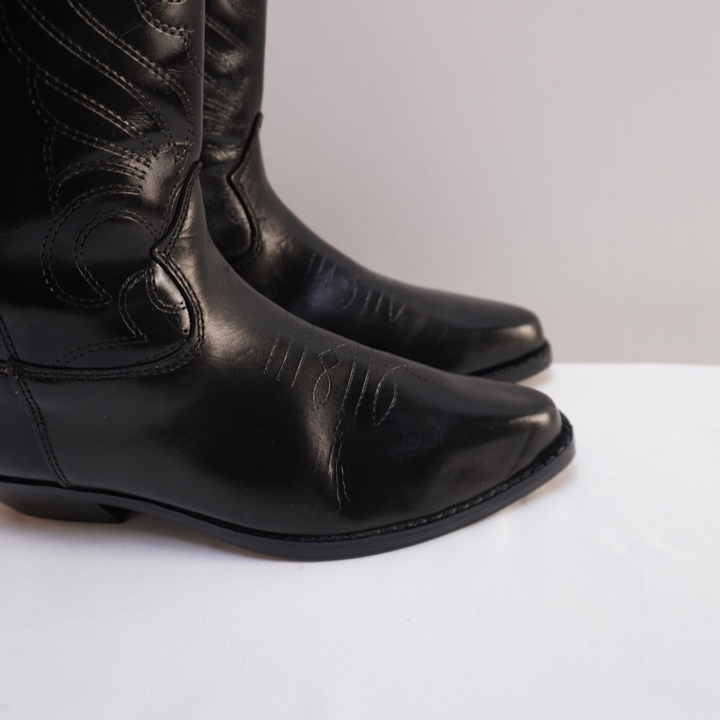 Botas Arizona para Mujer Usadas - Negro, Talla 38