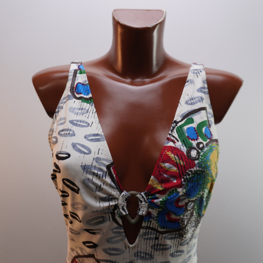 Vestido de Baño Desigual para Mujer Usado - Multicolor, XL