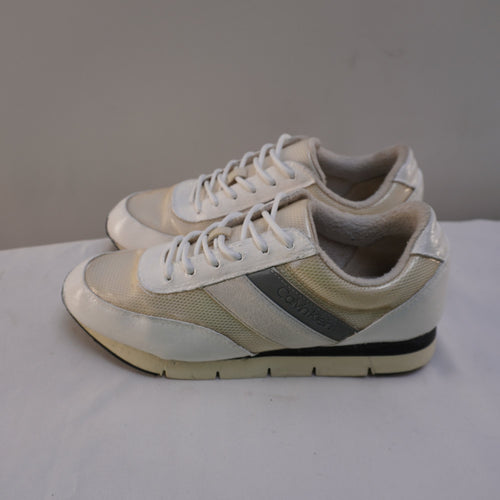 Calvin Klein zapatillas mujer blanco 38 vista frontal