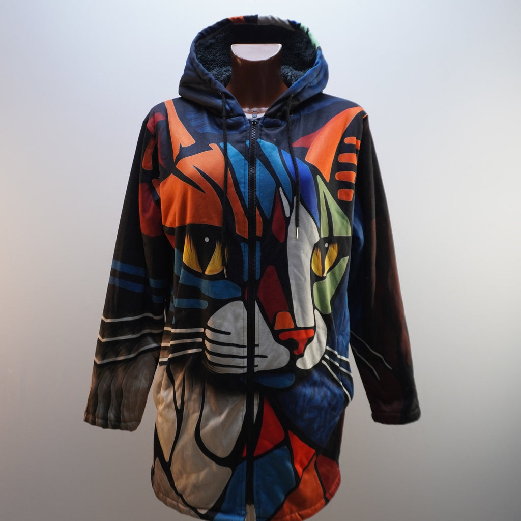 Parca Italian Style para Mujer Usada - Multicolor, M