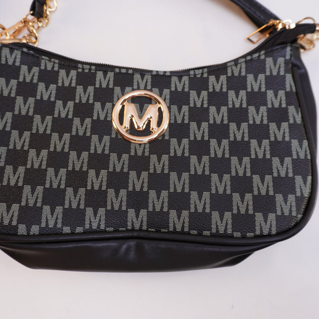 Bolso Baguette Negro para Mujer Usado - Muy Buen Estado