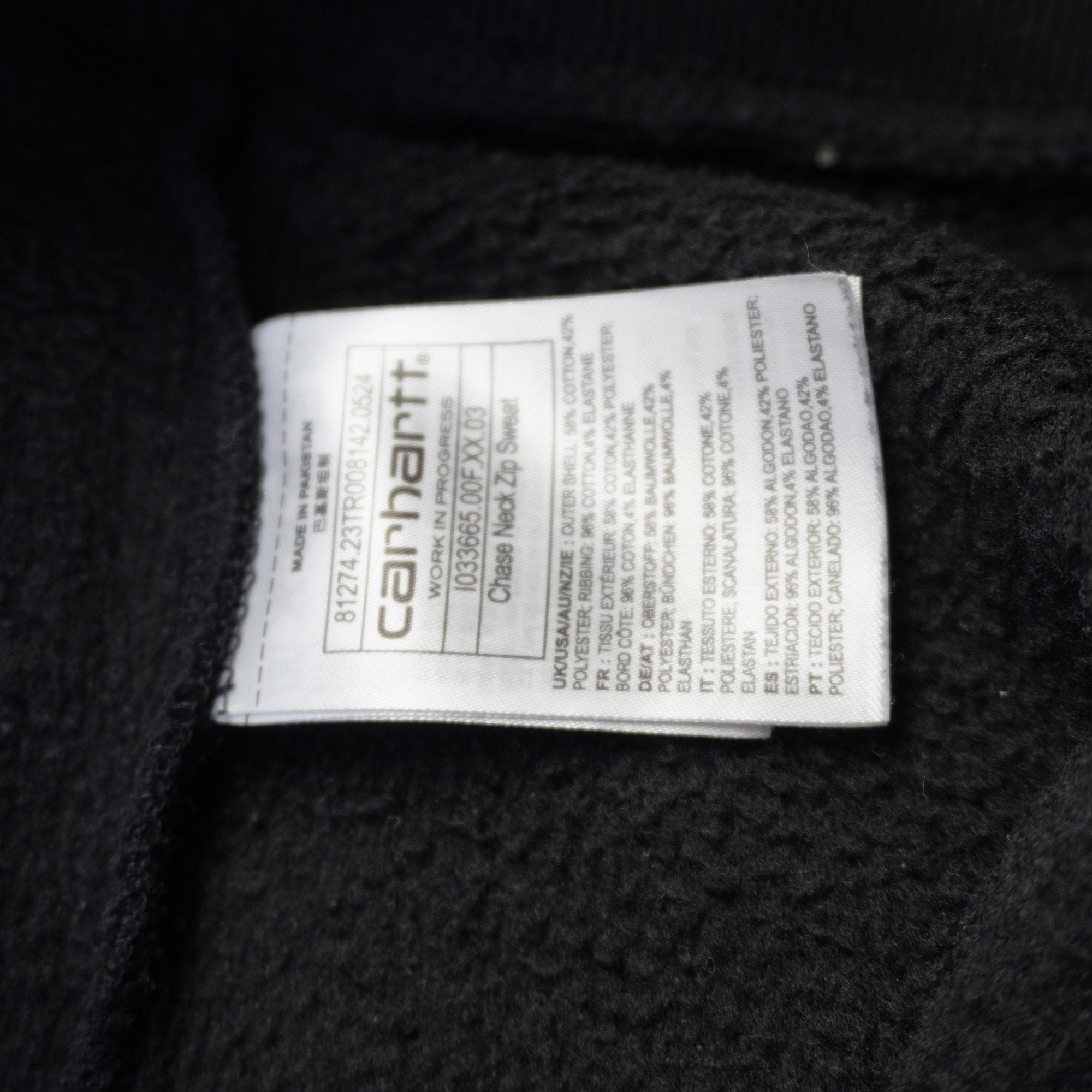Sudadera con Capucha Carhartt para Hombre Usada - Negra, M