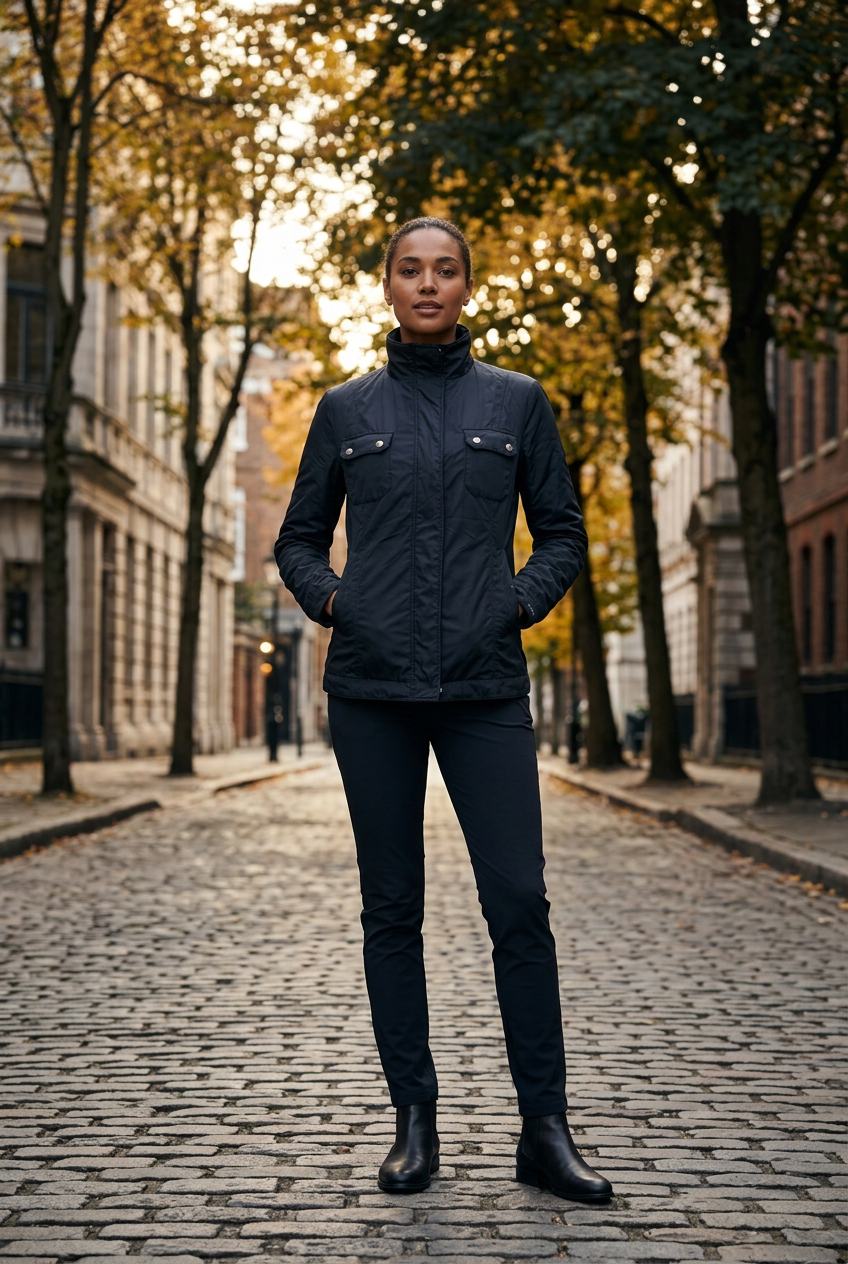 Gebrauchter DKNY Parka für Damen - Schwarz, L