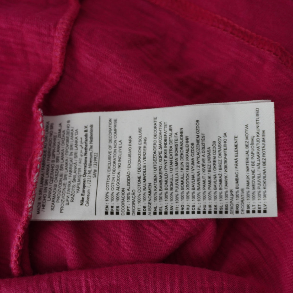 Camiseta Nike para Mujer Usada - Rosa, M