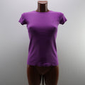 Camiseta de Manga Corta Tommy Hilfiger para Mujer Usada - Púrpura, S