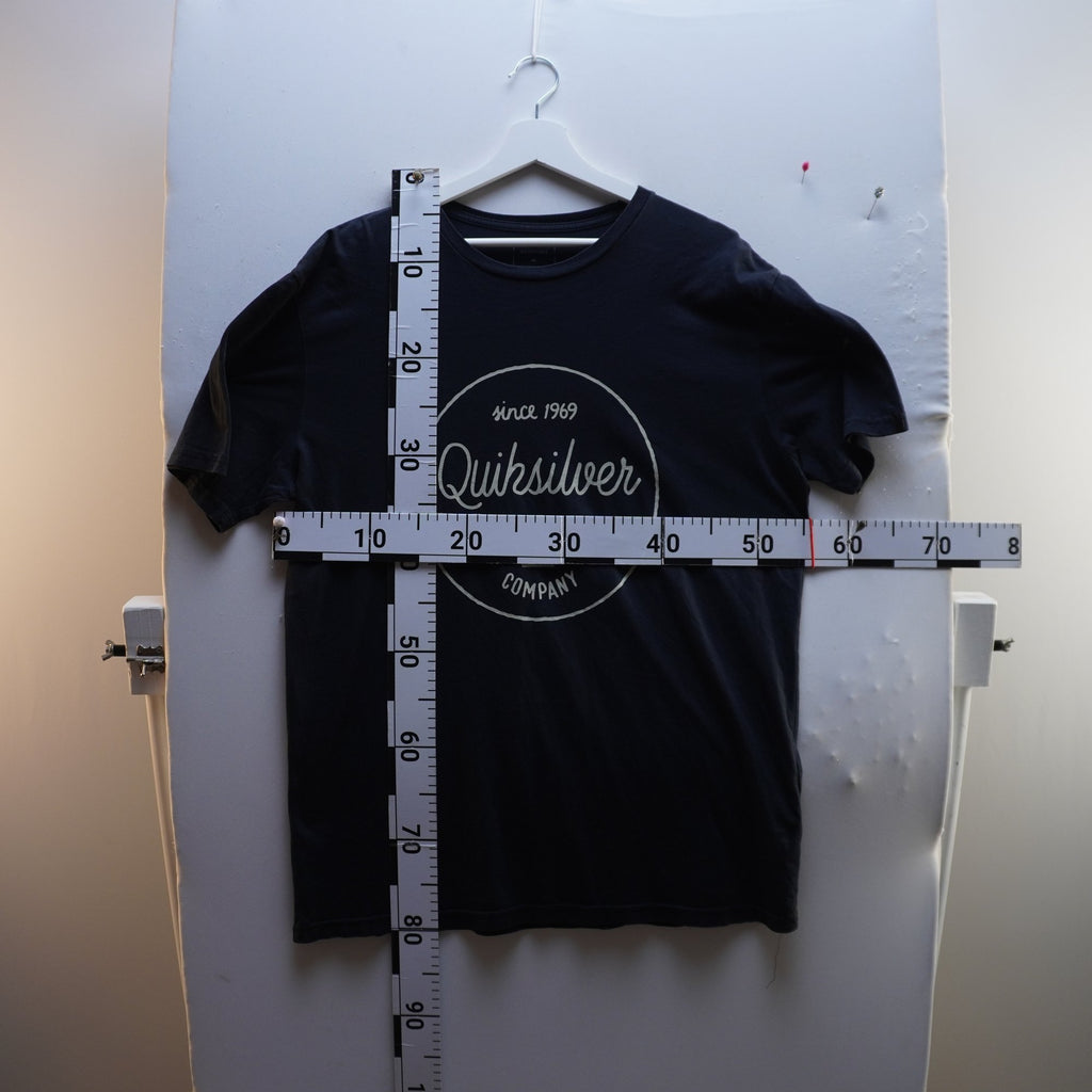 Camiseta Quiksilver para Hombre Usada - Negra, XL