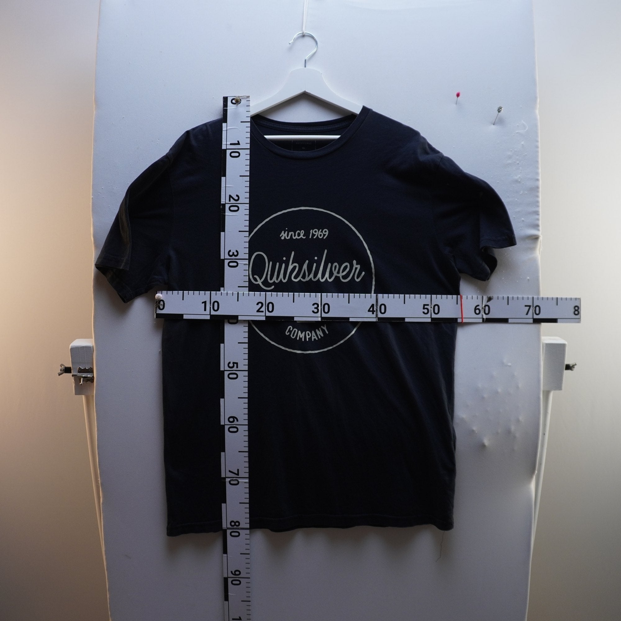 Camiseta Quiksilver para Hombre Usada - Negra, XL