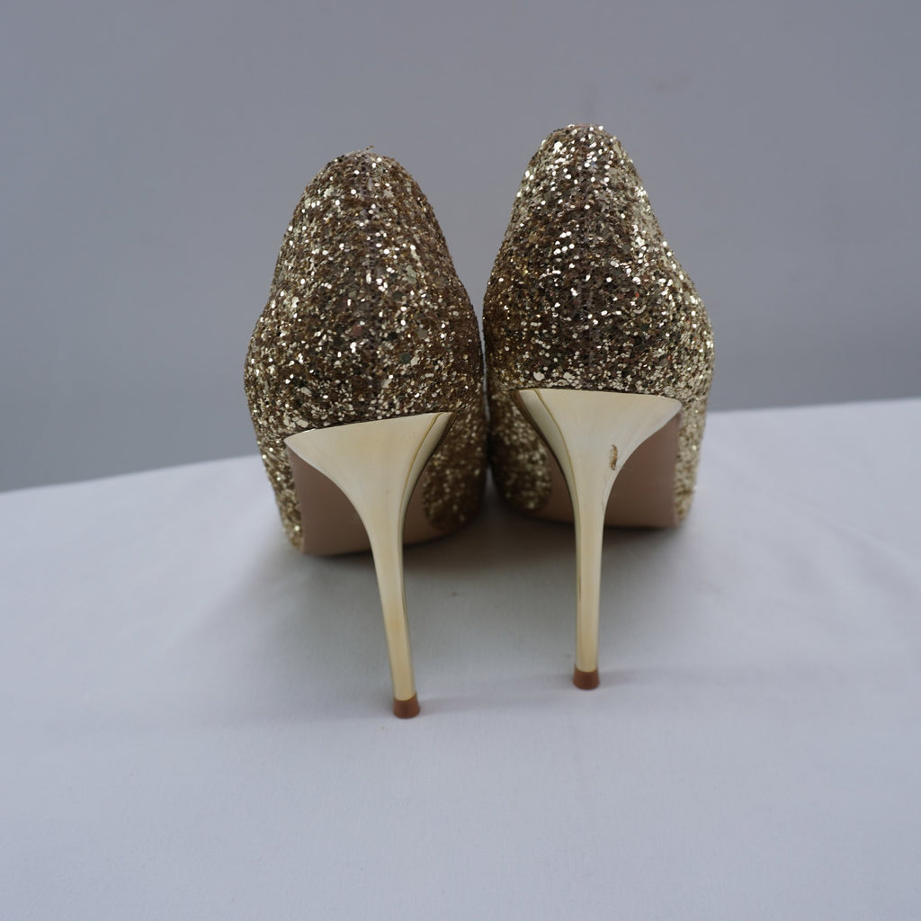Tacones Bigtree para Mujer Nuevos - Dorado, Talla 39