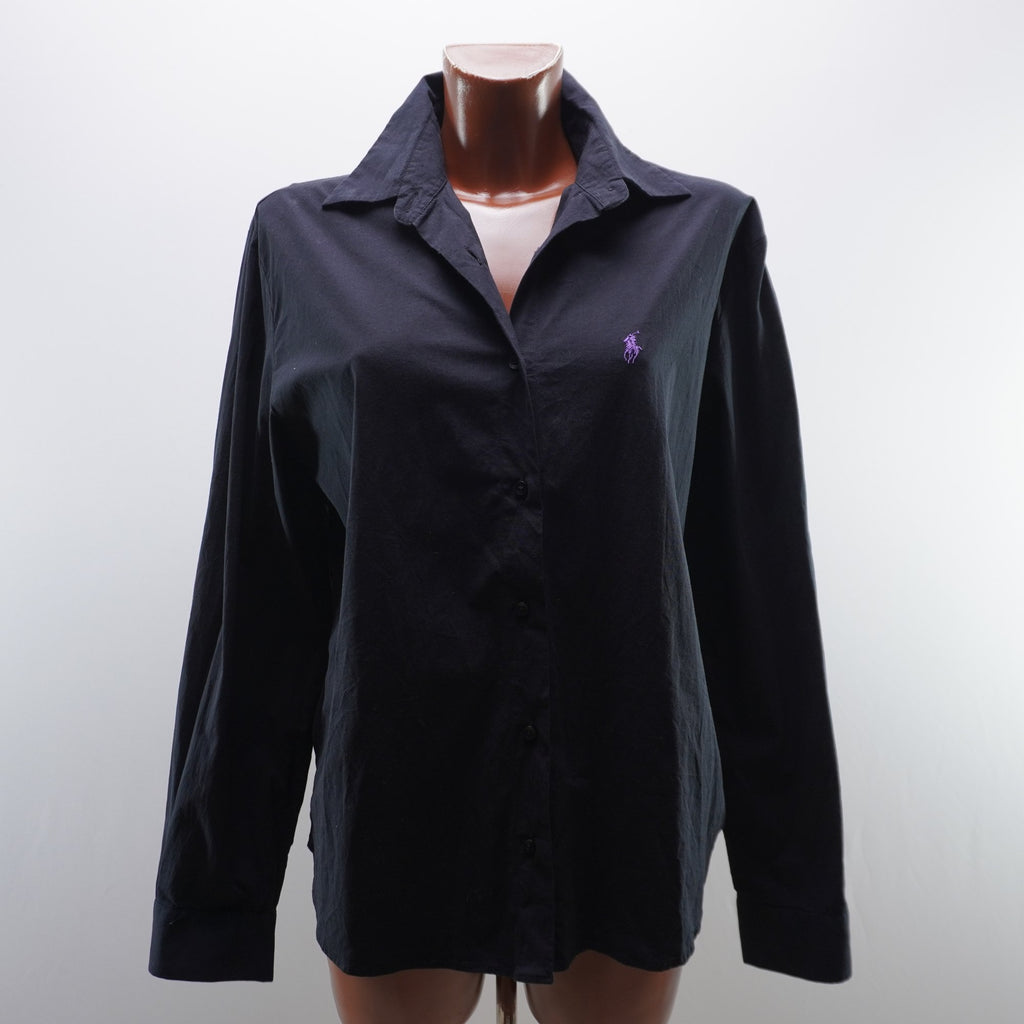 Camisa de Vestir Ralph Lauren para Mujer Usada - Negra, XXXL