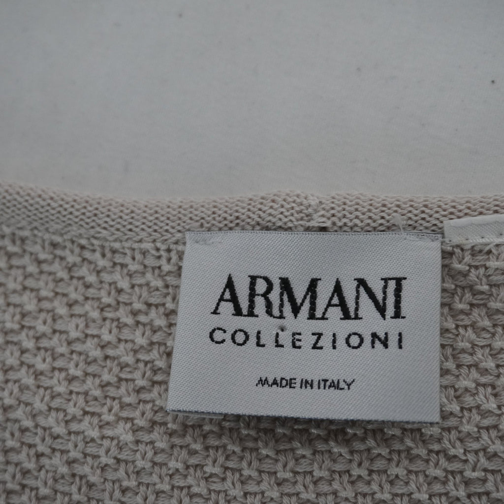 Camiseta de Manga Corta Armani para Mujer Usada - Beige, L