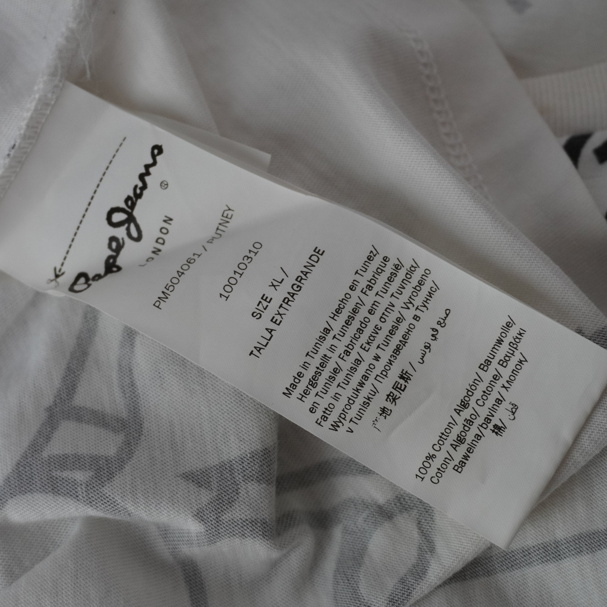 Camiseta Pepe Jeans para Mujer Usada - Blanca, XL