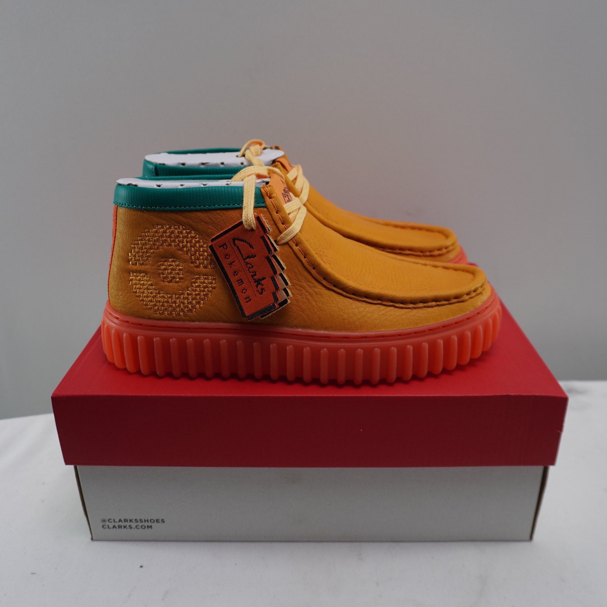 Zapatillas Clarks para Mujer Usadas - Naranja, Talla 36