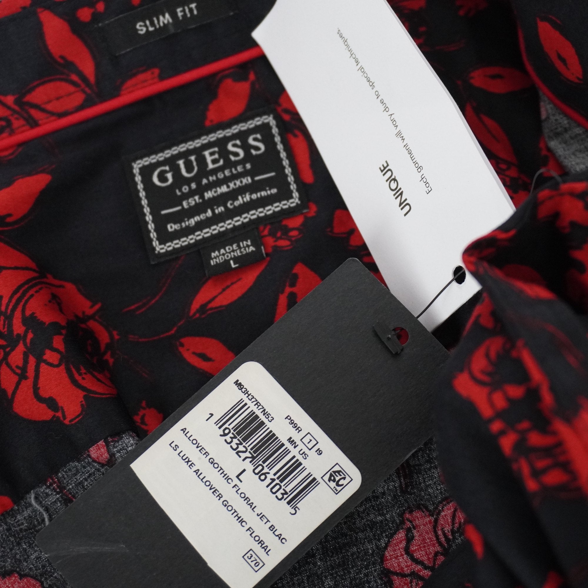 Camisa Guess para Mujer Usada - Negra, L