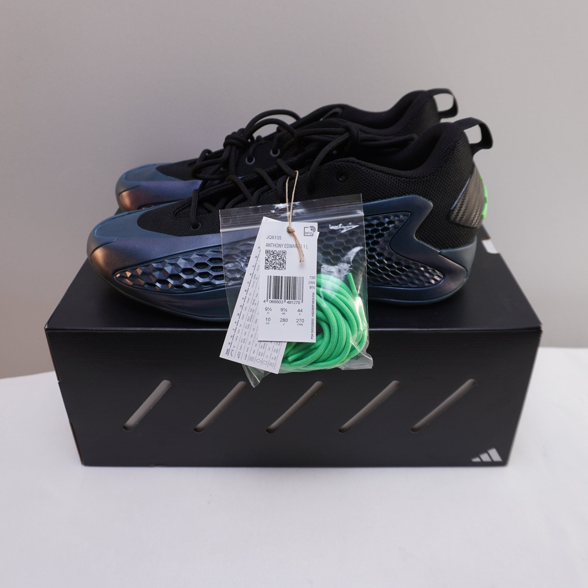 Zapatillas Adidas para Hombre Usadas - Negro, Talla 44