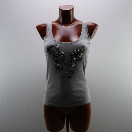 Camiseta Guess para Mujer Usada - Gris, S