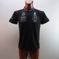 Camiseta de Manga Corta Mercedes para Hombre Usada - Negra, M