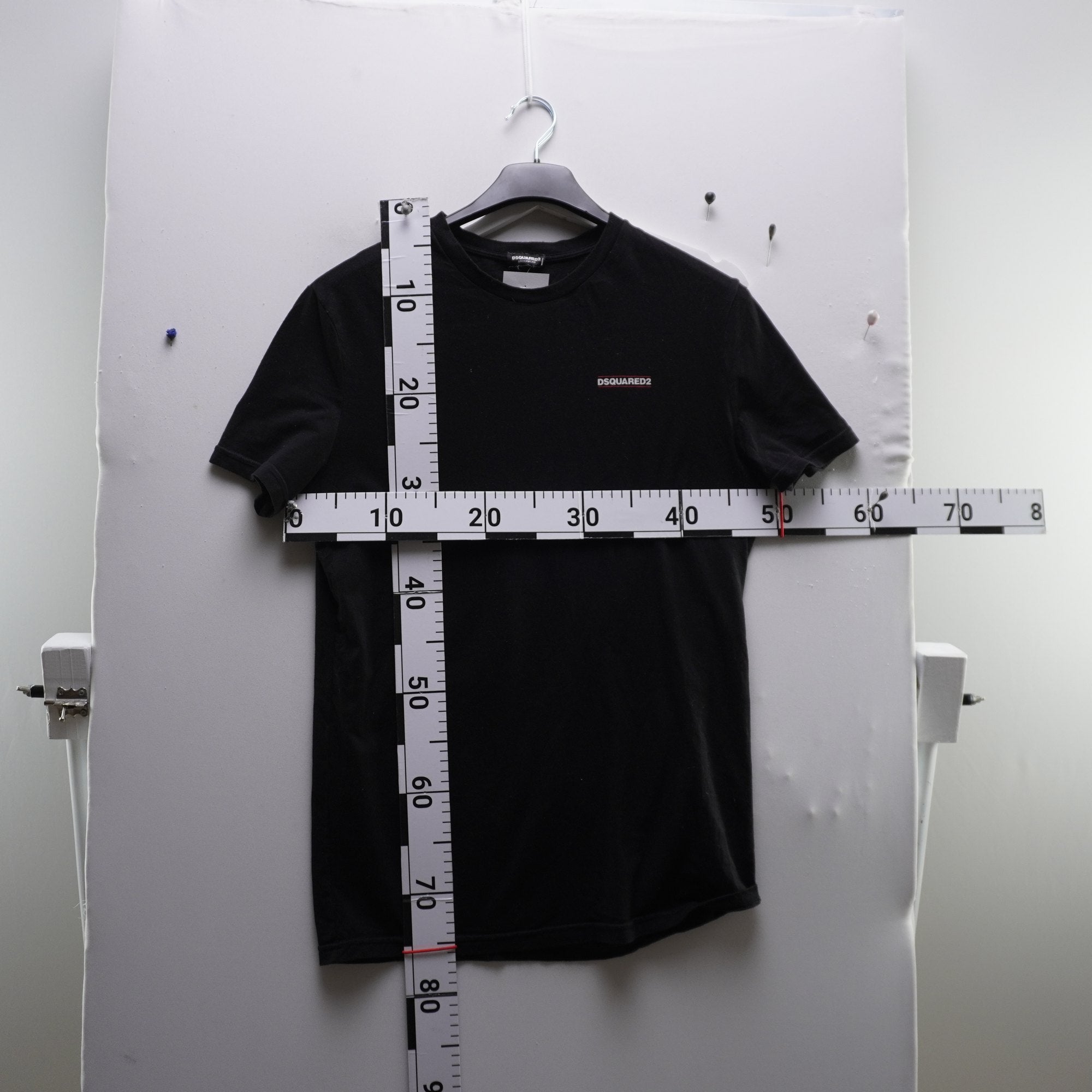 Camiseta de Manga Corta Dsquared2 para Hombre Usada - Negro, M