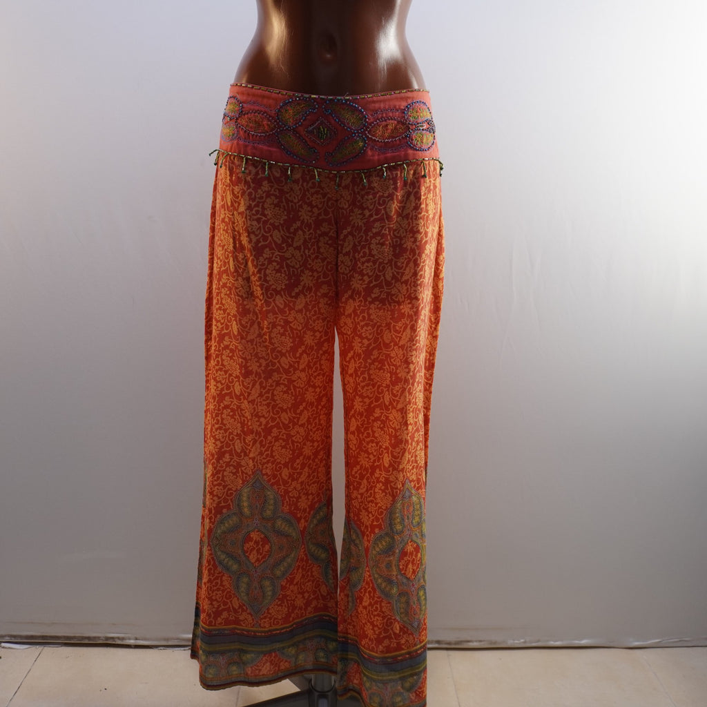 Pantalones Harén HHG para Mujer Usados - Naranja, L
