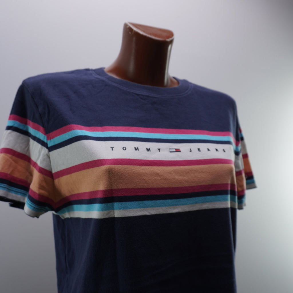 Camiseta de Manga Corta Tommy Hilfiger para Mujer Usada - Azul, M