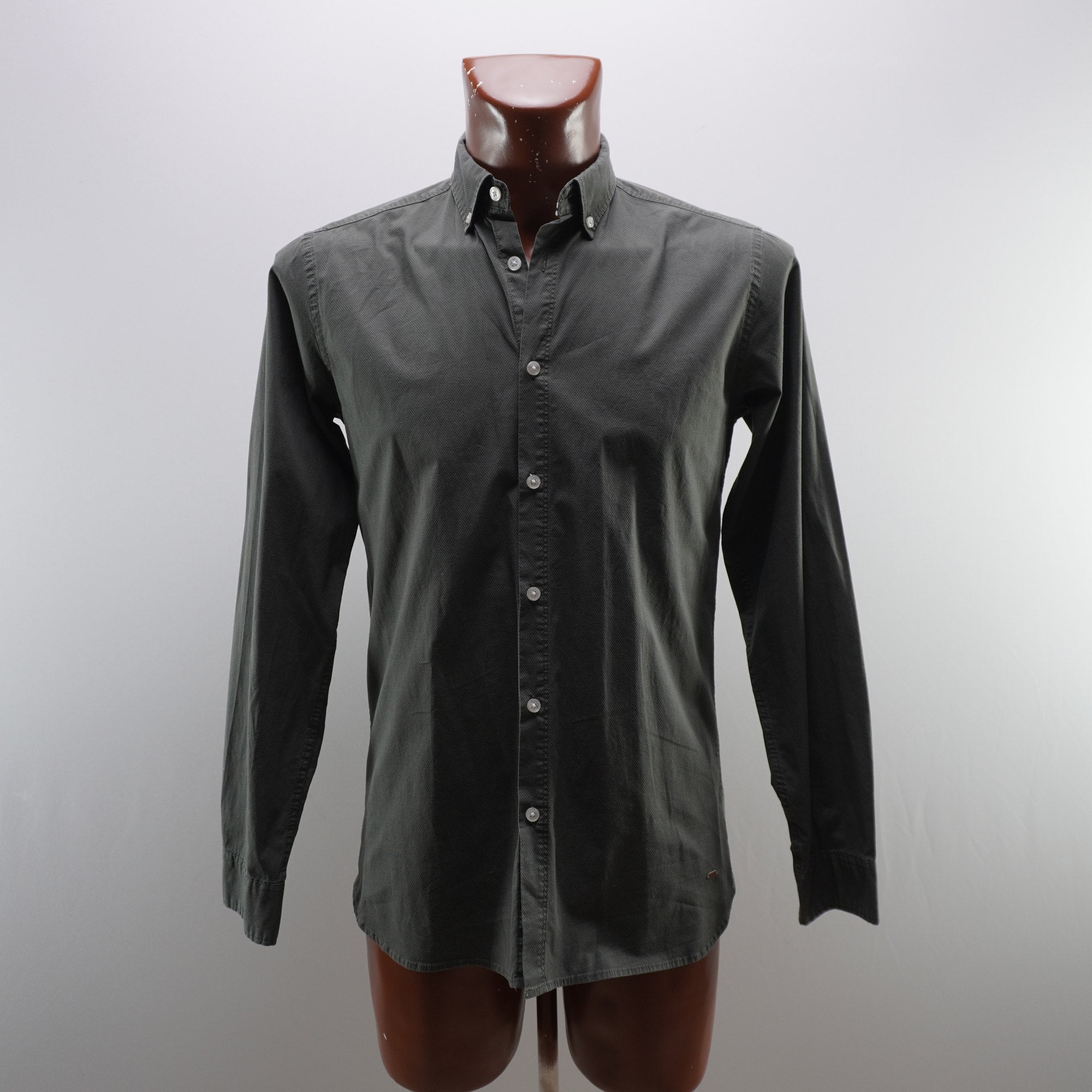 Camisa de Vestir Springfield para Hombre Usada - Gris, M