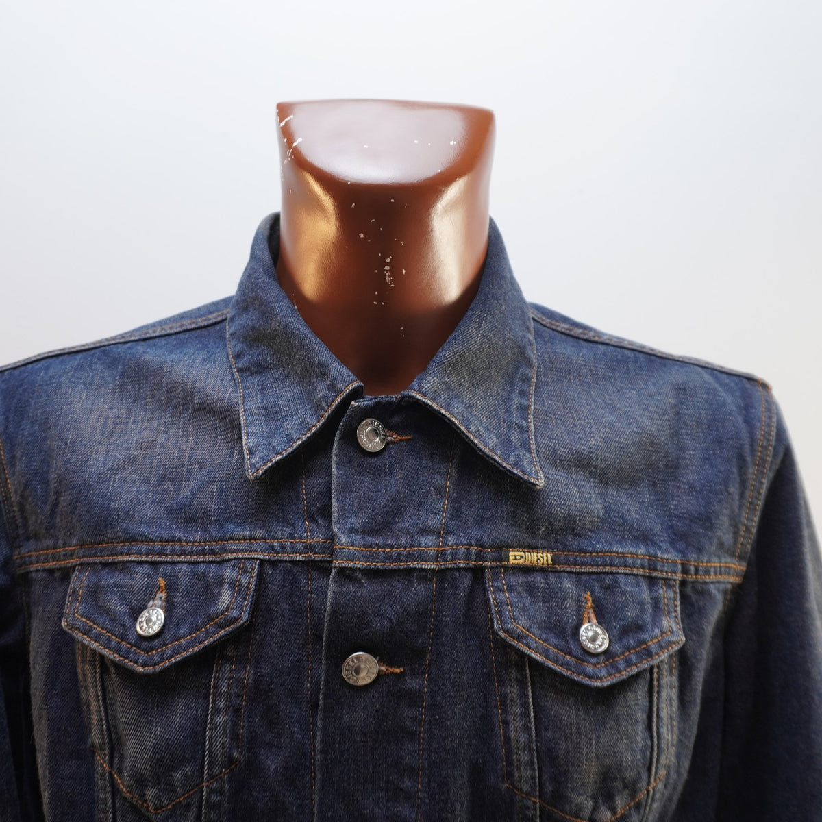 Cazadora Vaquera Diesel para Hombre Usada - Azul Marino, L