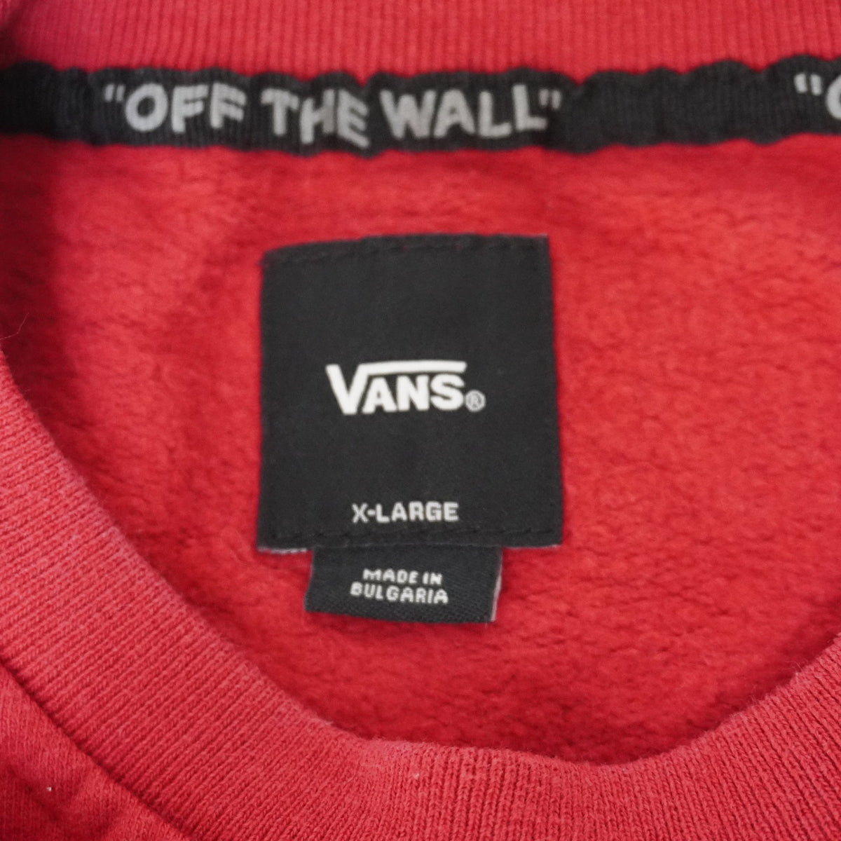 Sudadera con Capucha Vans para Mujer Usada - Roja, XL