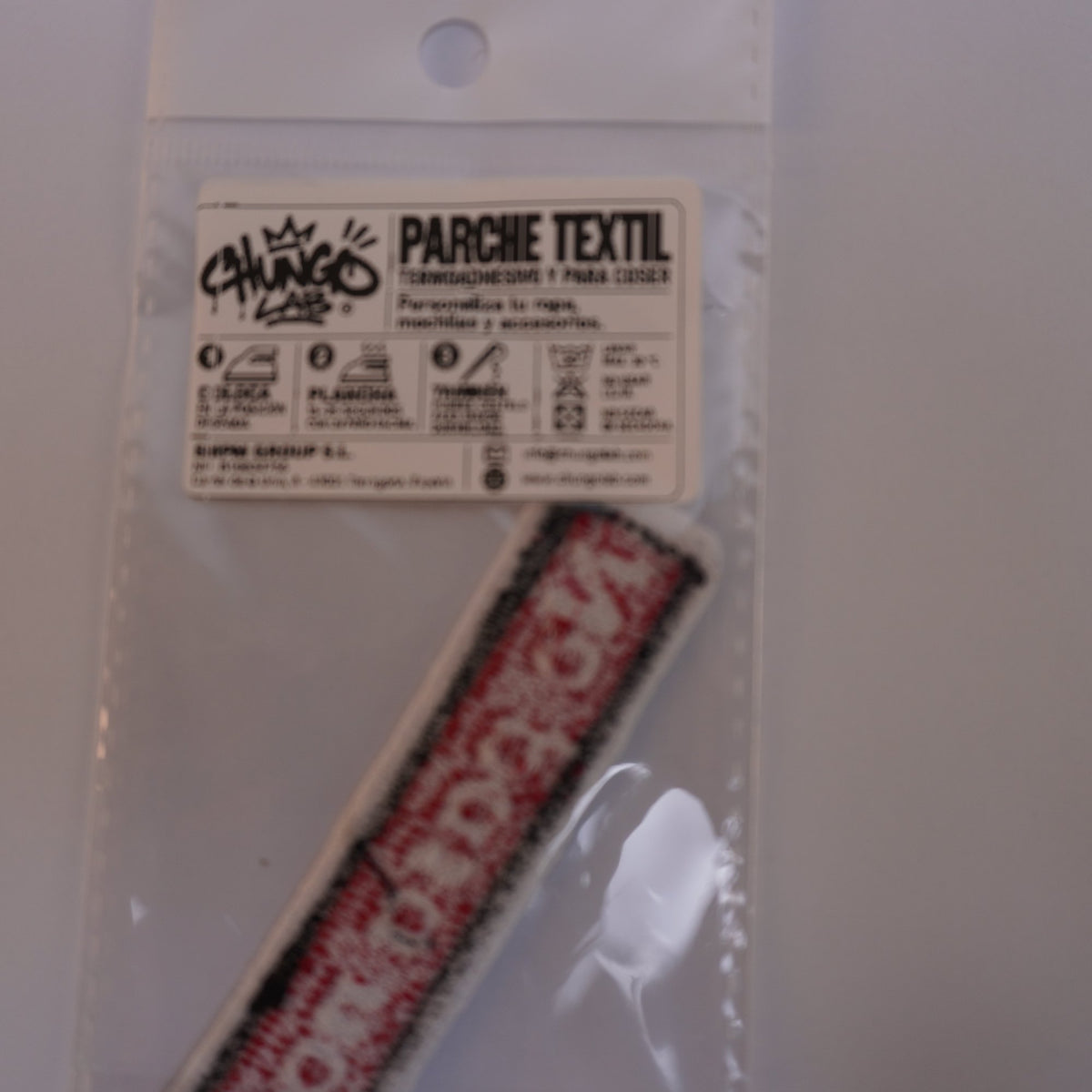 Parche Chungo Lab Unisex Usado - Rojo
