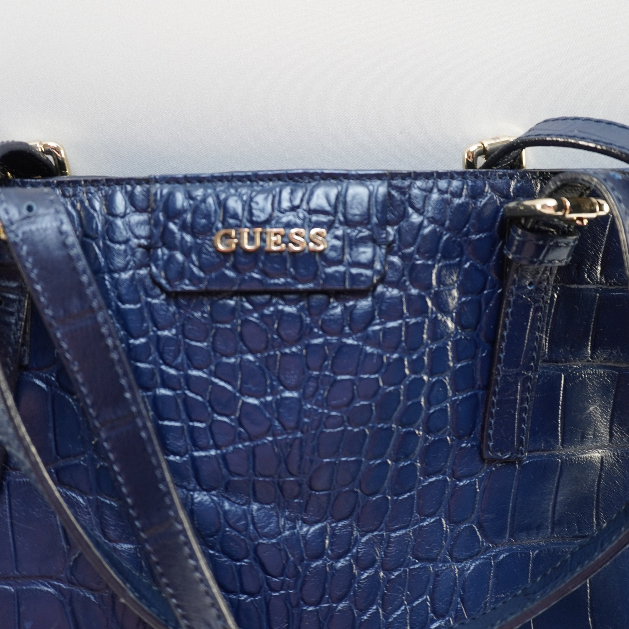 Bolso Baguette Guess para Mujer Usado - Azul Marino
