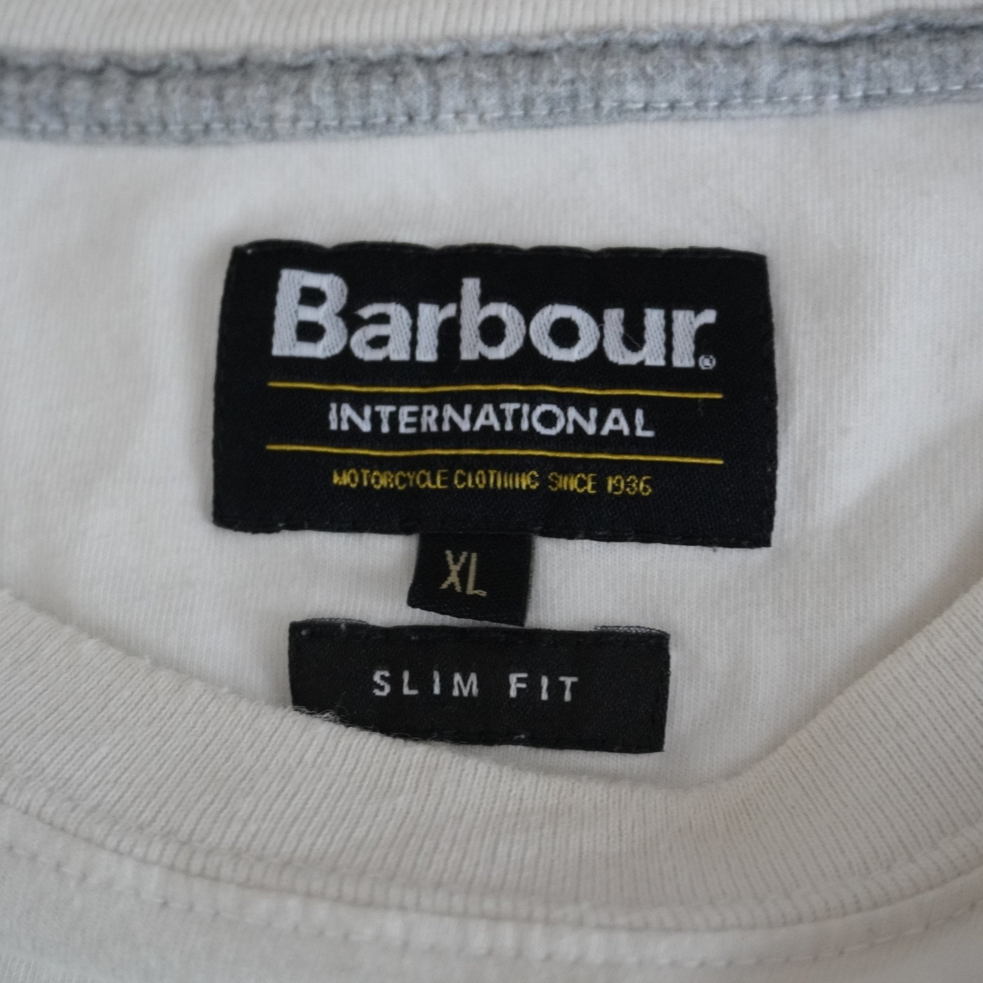 Camiseta Barbour para Hombre Usada - Blanca, XL