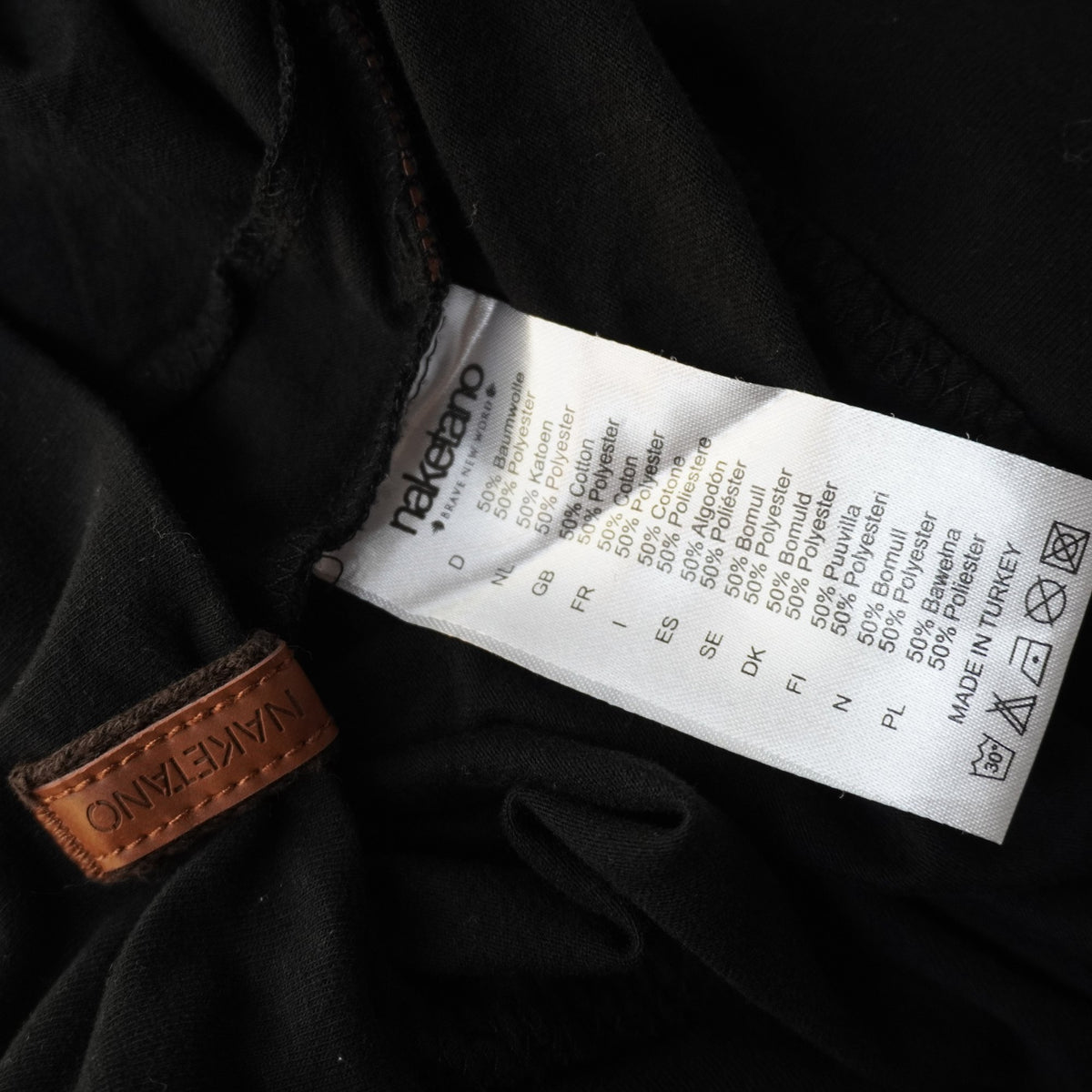 Sudadera con Capucha Naketano para Mujer Usada - Negra, M