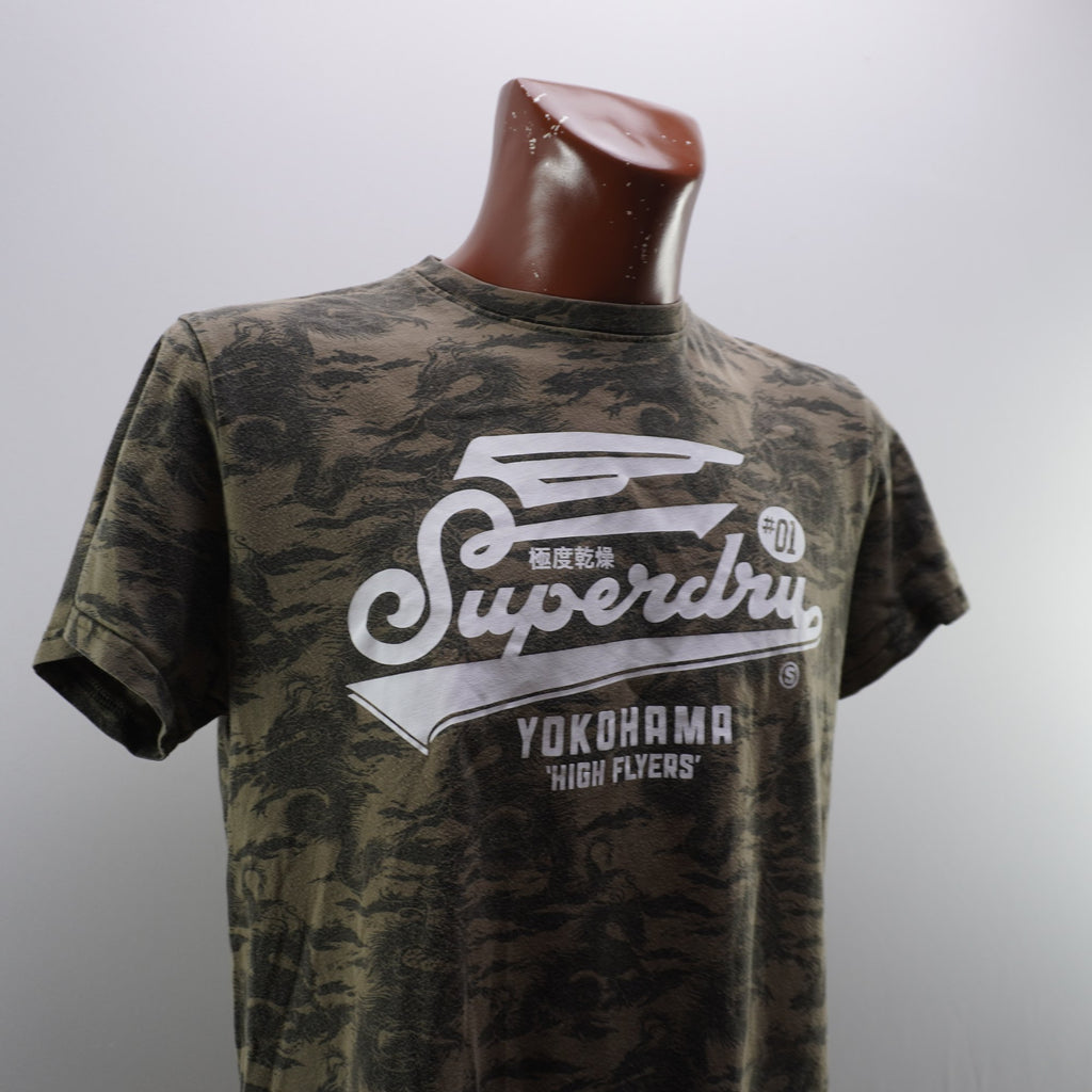 Camiseta Superdry para Hombre Usada - Verde, XXL