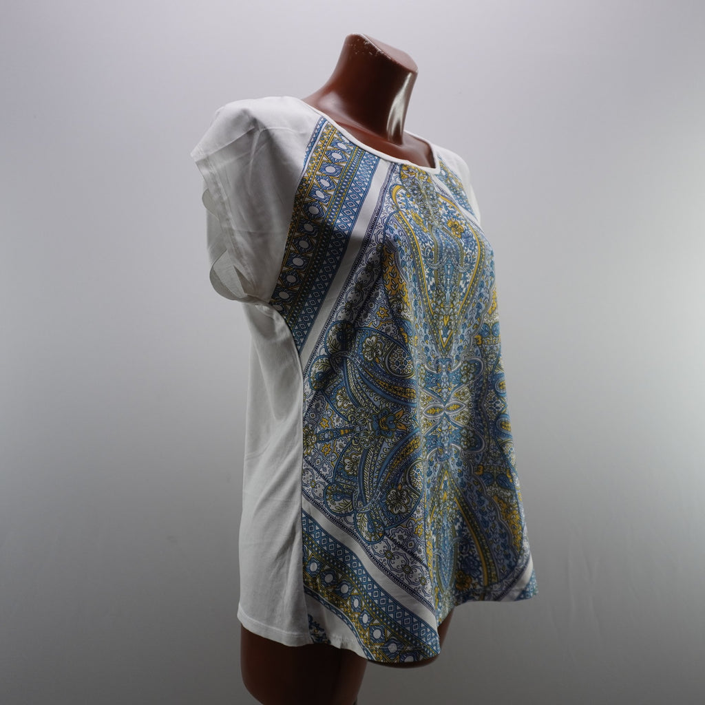 Camiseta Cortefiel para Mujer Usada - Blanco, L