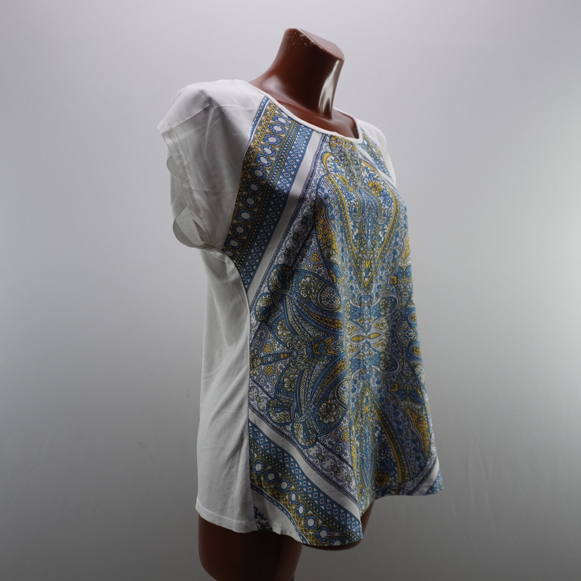 Camiseta Cortefiel para Mujer Usada - Blanco, L