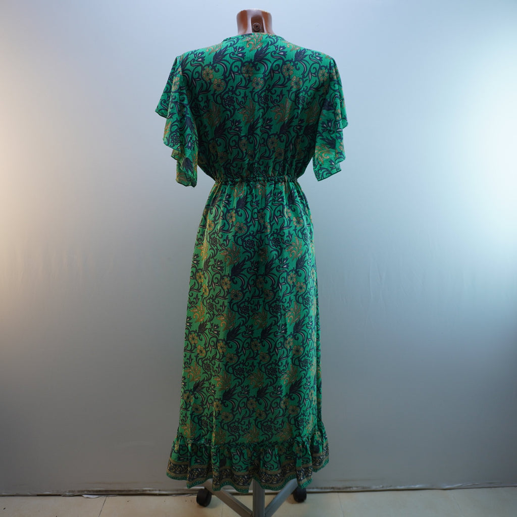 Vestido Corte Hinde para Mujer Usado - Verde, XL