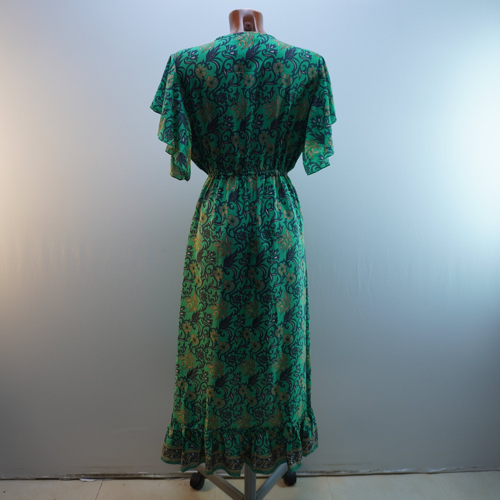 Vestido Corte Hinde para Mujer Usado - Verde, XL