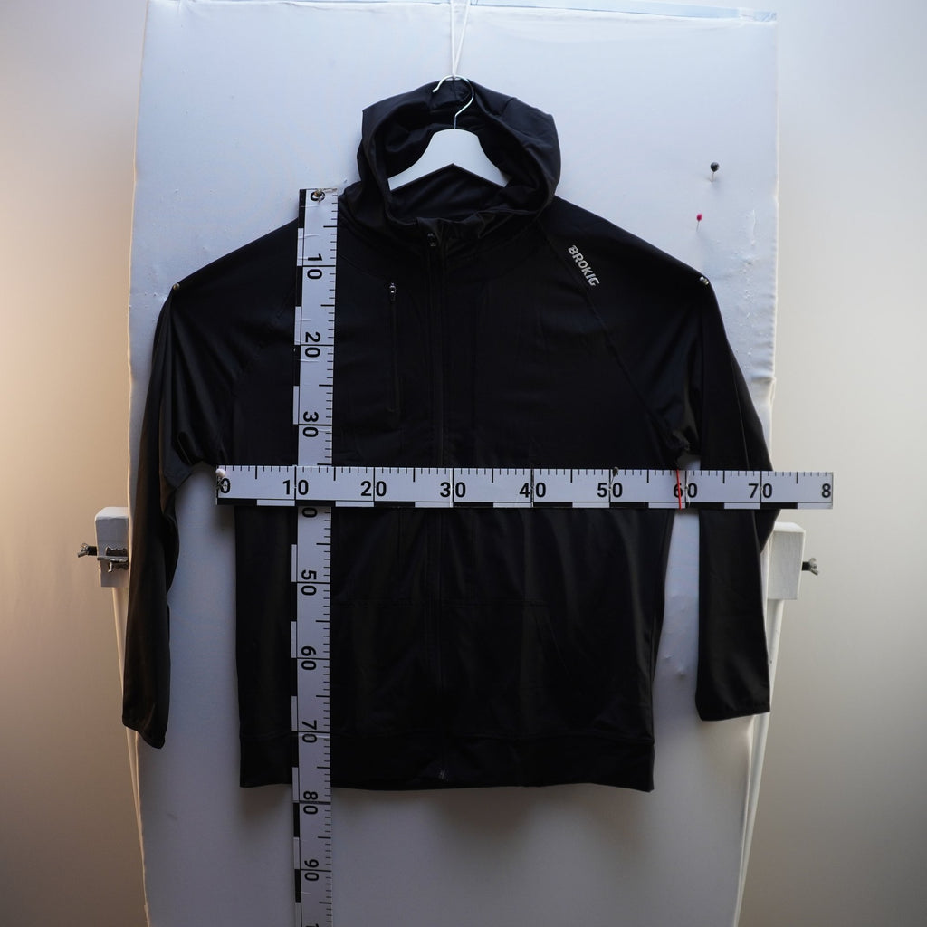 Sudadera con Capucha Brokig para Hombre Usada - Negra, XXL