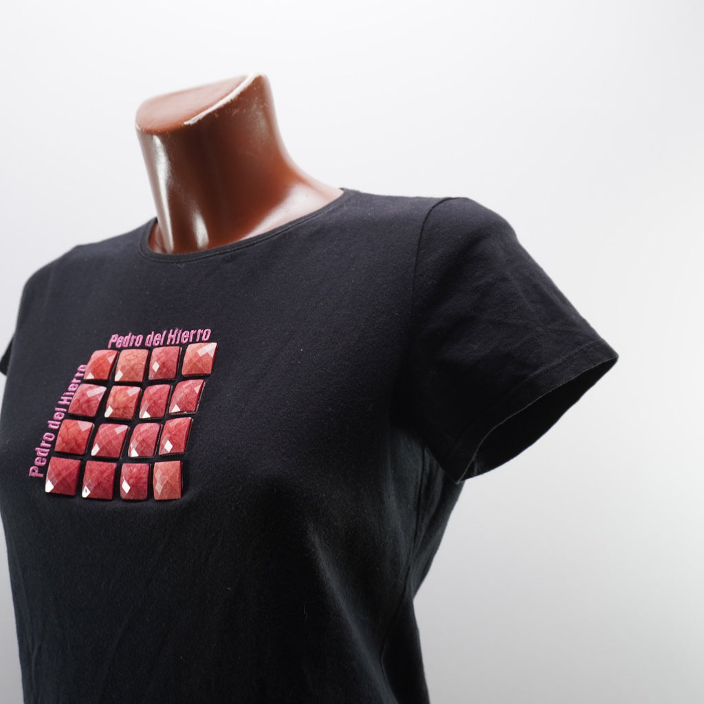 Camiseta Pedro del Hierro para Mujer Usada - Negra, M