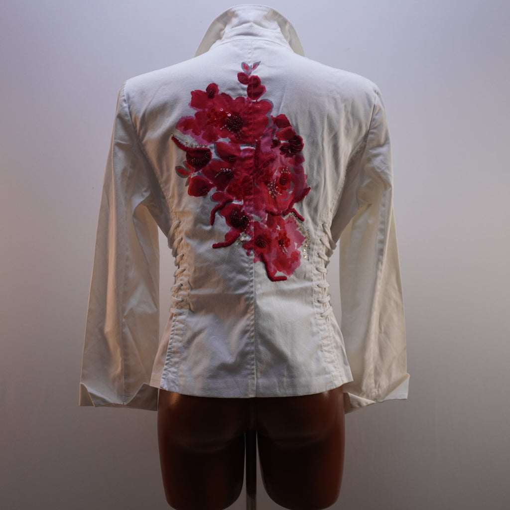 Blazer Blacky Dress para Mujer Usado - Blanco, XL