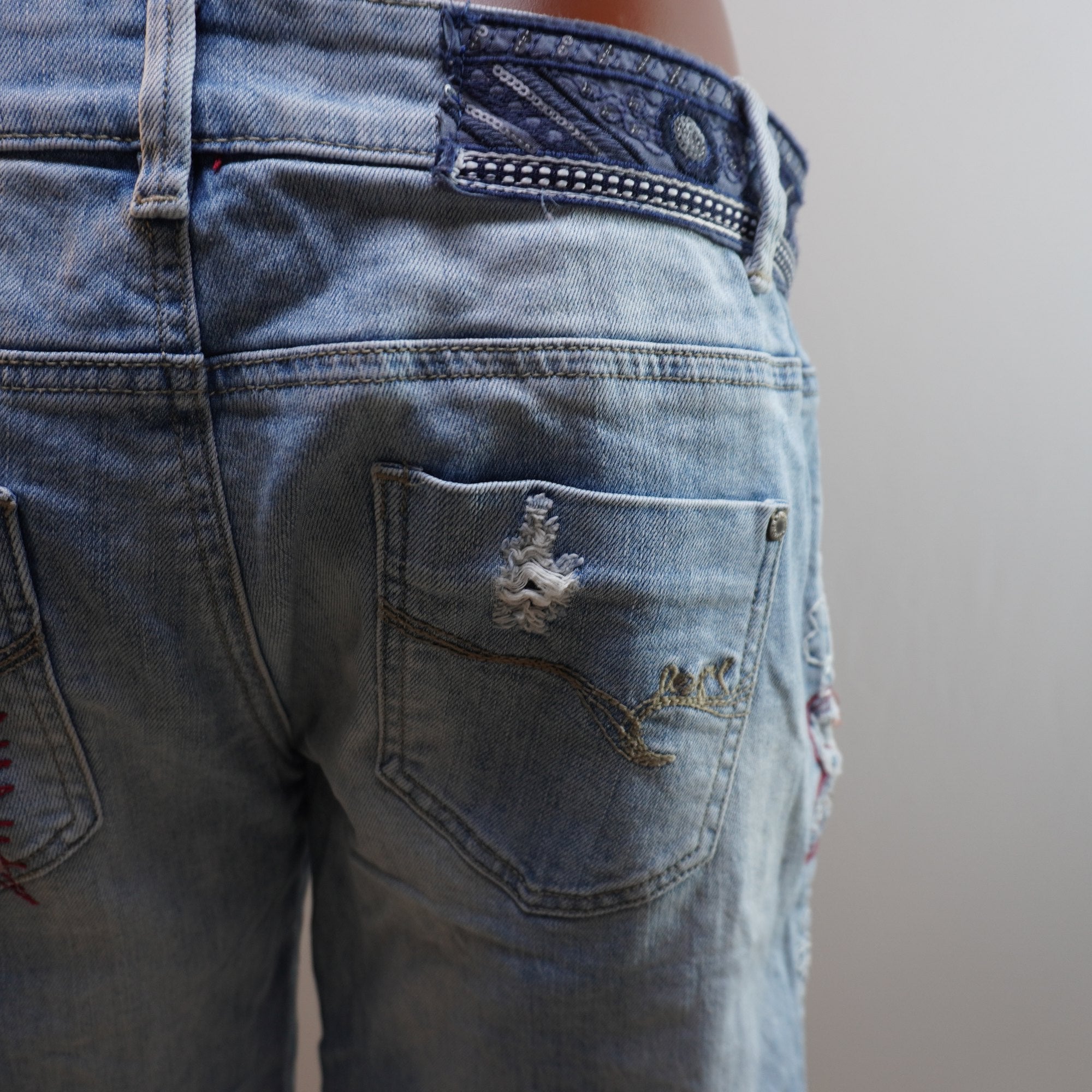 Pantalones Cortos Vaqueros Desigual para Mujer Usados - Azul, L