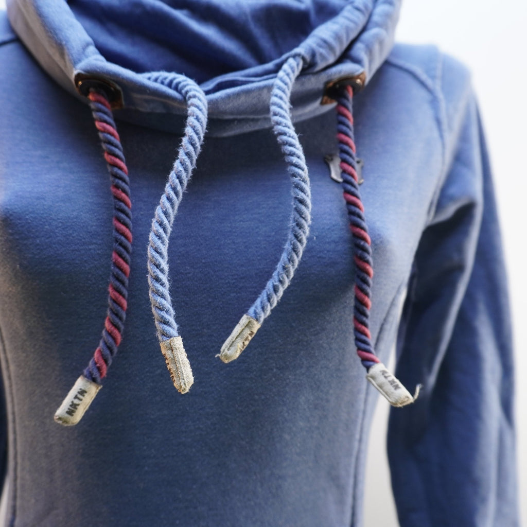 Sudadera con Capucha Naketano para Mujer Usada - Azul, S