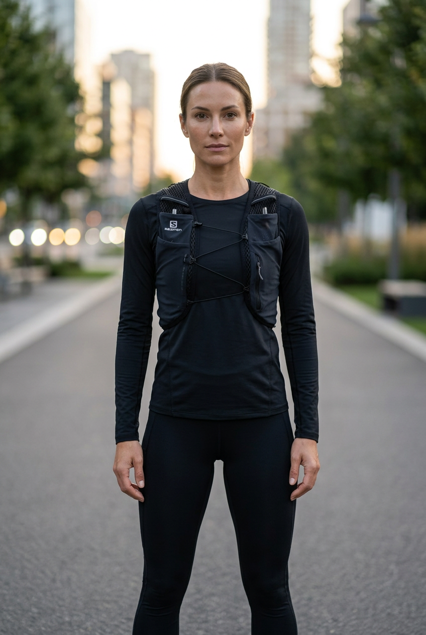 Chaleco Salomon para Mujer Usado - Negro, M