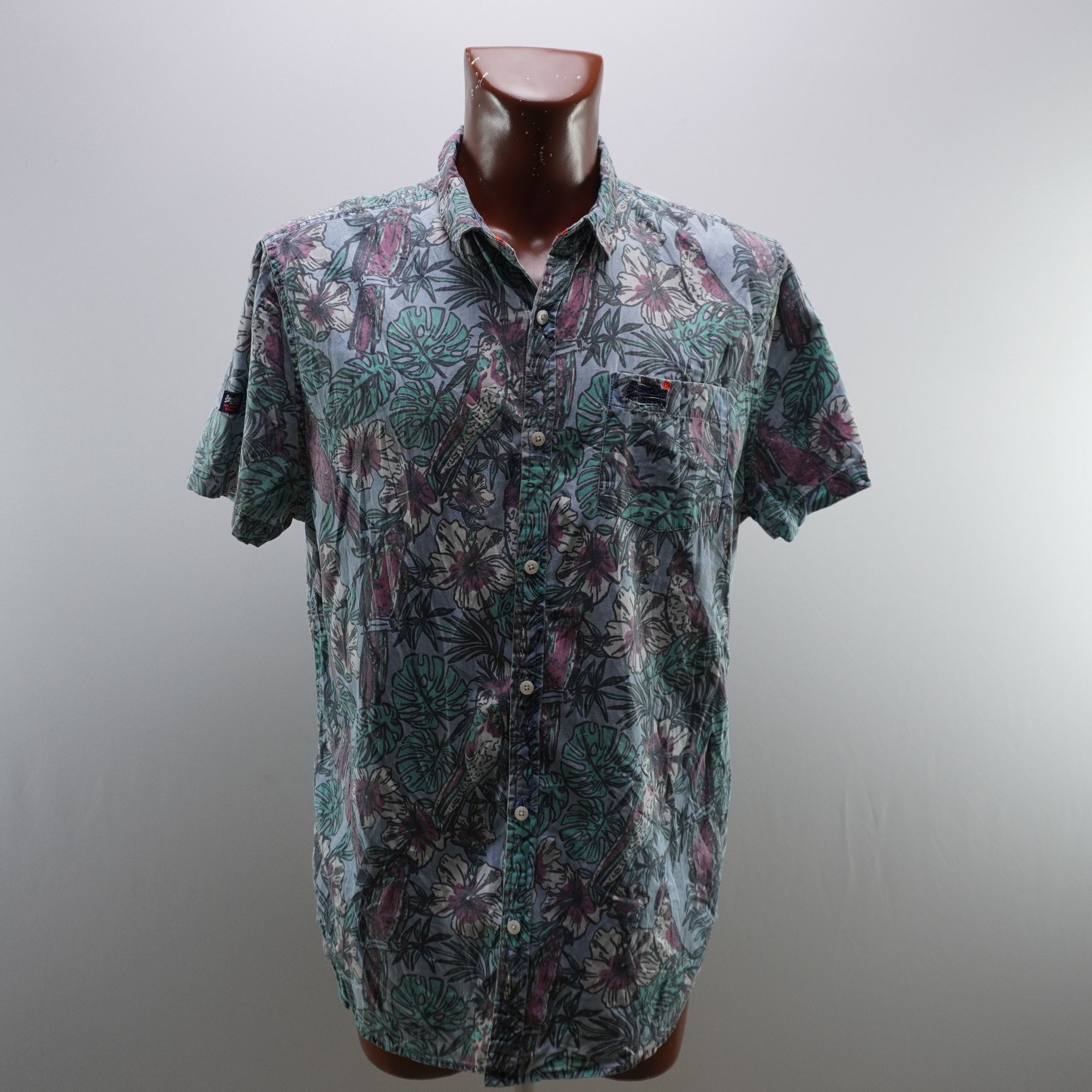 Camisa Superdry para Hombre Usada - Multicolor, XXXL