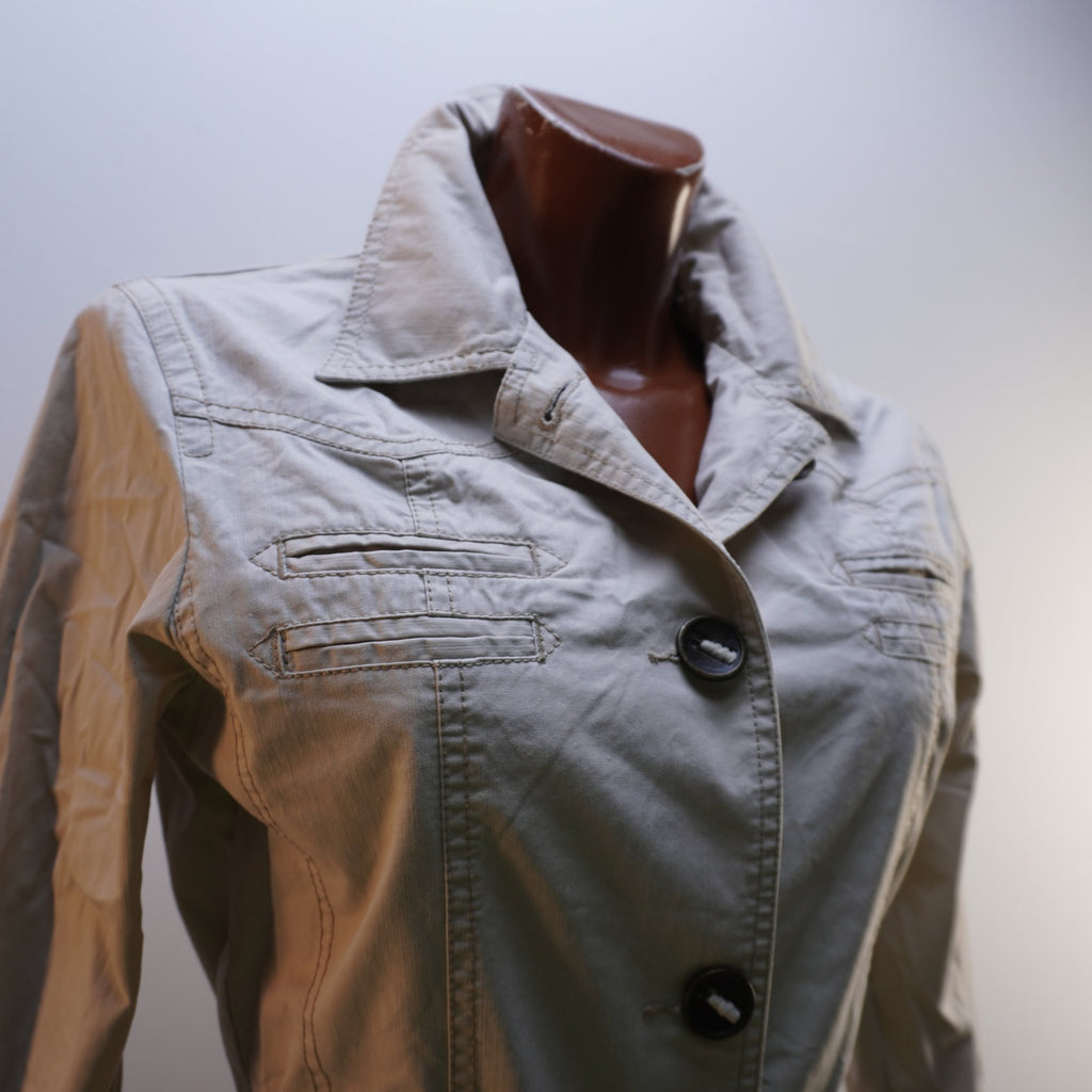 Cazadora Vaquera Caro para Mujer Usada - Beige, M