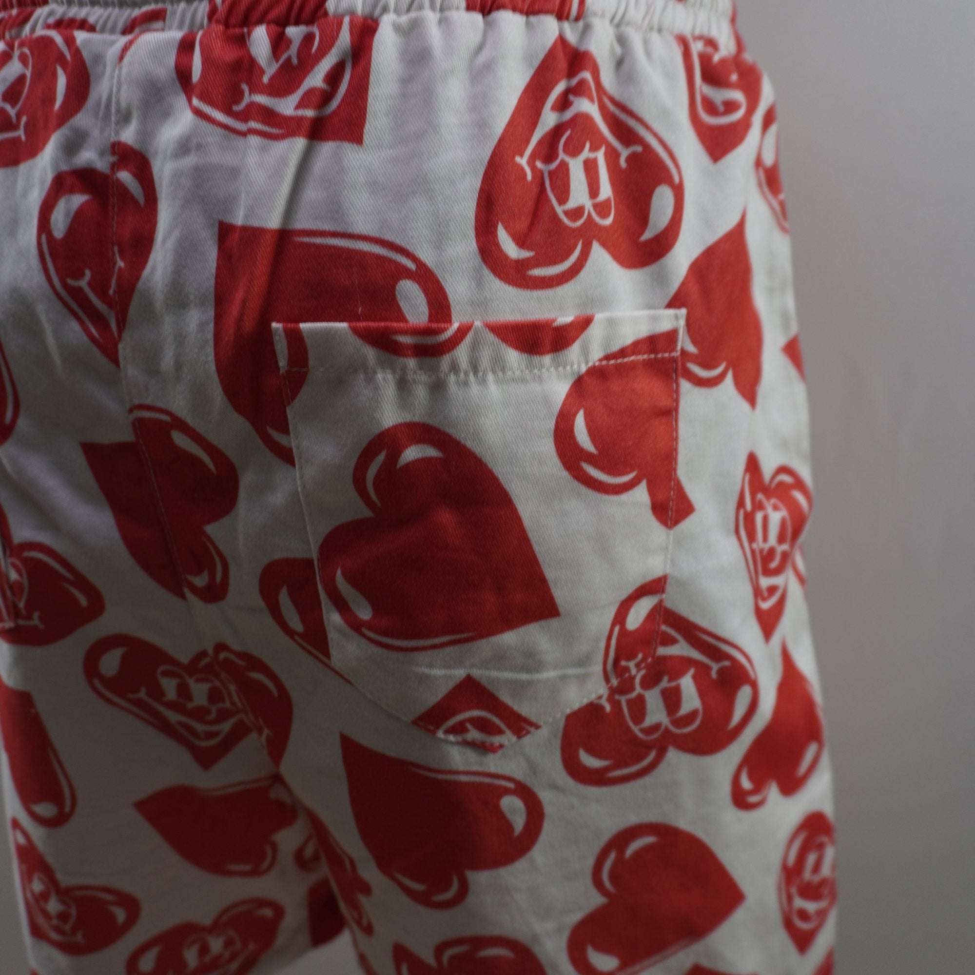 Bermudas Lazy Oaf para Hombre Usadas - Rojo, XXXL