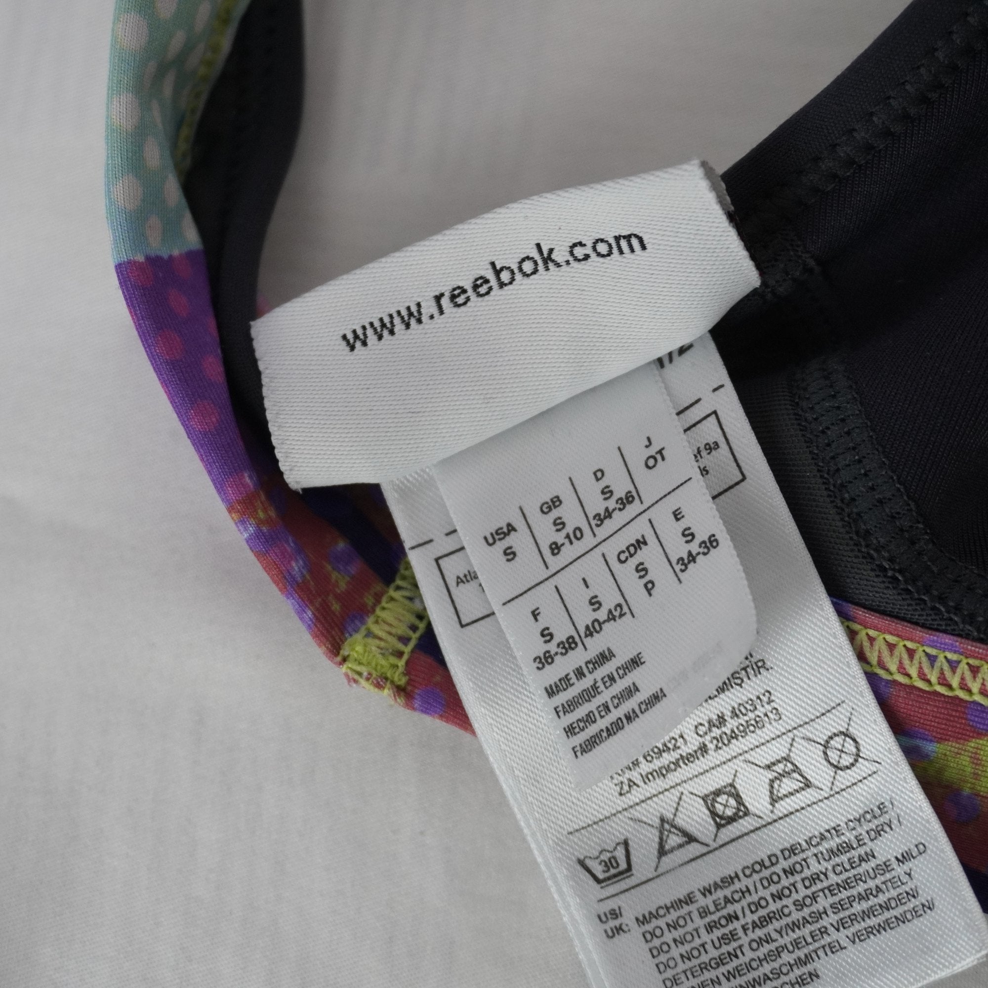 Vestido de Baño Reebok para Mujer Usado - Multicolor, S